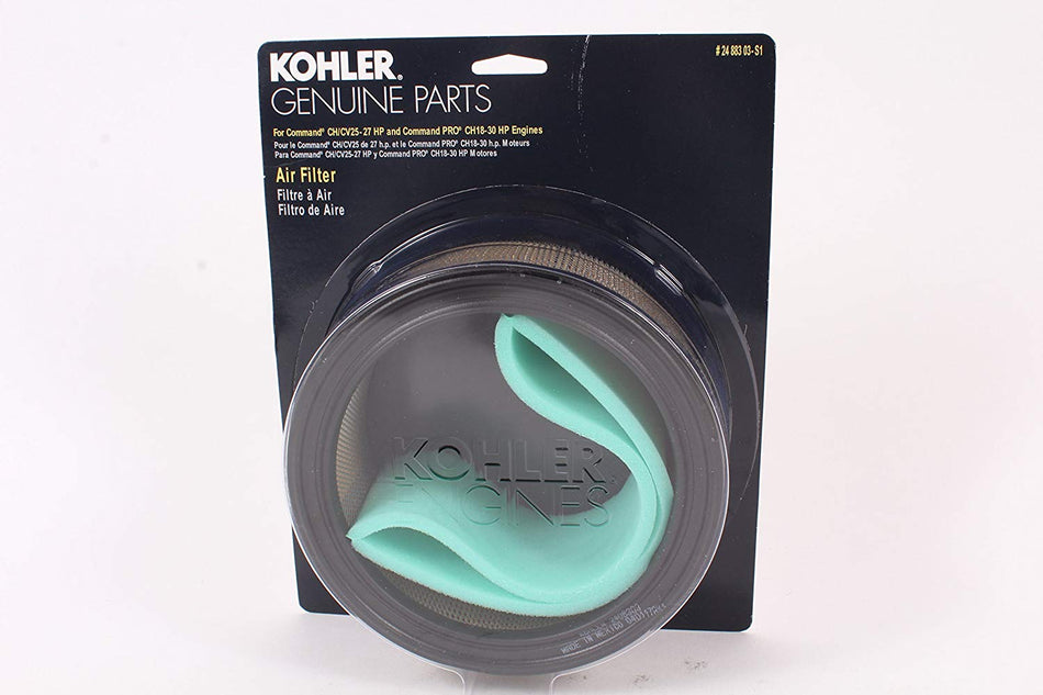 OEM Kohler Air Filter Kit 24 883 03-S1 24 083 03-S GY20576